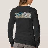 Route 66 tee long sleeve Chicago to Santa Monica T-shirt (Achterkant)