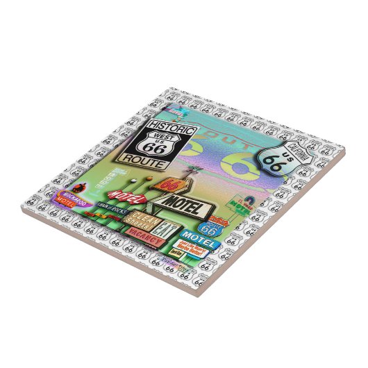 Route 66 Tegel Tegeltje (Zijkant)