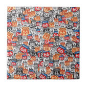 Route 66 tegeltje (Voorkant)