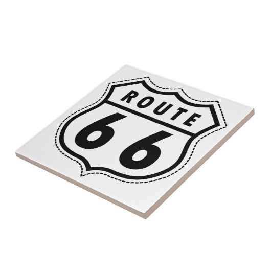 Route 66 tegeltje (Zijkant)