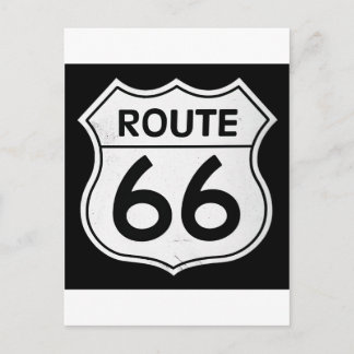 Route 66-teken briefkaart