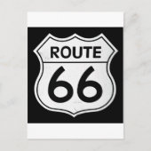 Route 66-teken briefkaart (Voorkant)
