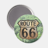 Route 66 Teken - de Veelvoudige Producten Magneet (Voorkant / Achterkant)