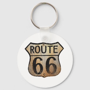 Route 66 Teken - de Veelvoudige Producten Sleutelhanger