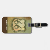 route 66 teken douane bagagelabel (Voorkant horizontaal)