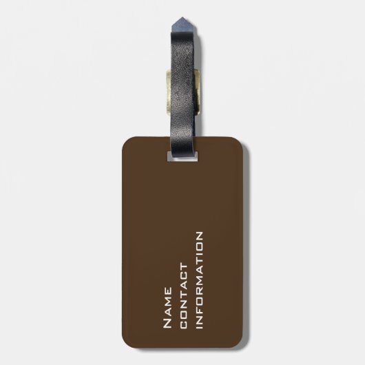 route 66 teken douane bagagelabel (Achterkant verticaal)