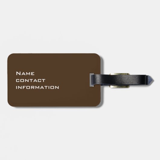 route 66 teken douane bagagelabel (Achterkant horizontaal)