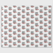 Route 66 teken en 1960 Corvette Cadeaupapier (Vlak)