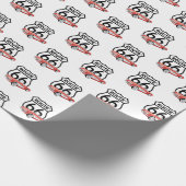 Route 66 teken en 1960 Corvette Cadeaupapier (Hoek)