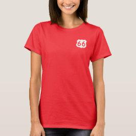 Route 66 Teken - Nieuwe Stijl T-shirt