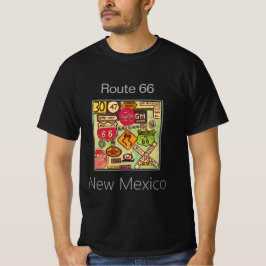 Route 66 tekenen, New Mexico T-shirt