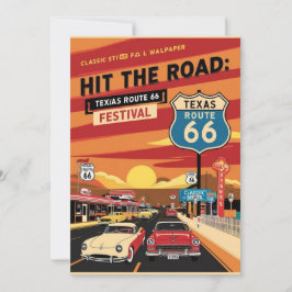 Route 66 Texaans Briefkaart
