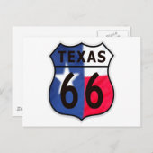 Route 66 Texas Color Briefkaart (Voorkant / Achterkant)