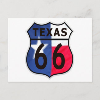 Route 66 Texas Color Briefkaart