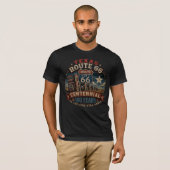Route 66 Texas-eeuwfeestkleding T-shirt (Voorkant volledig)