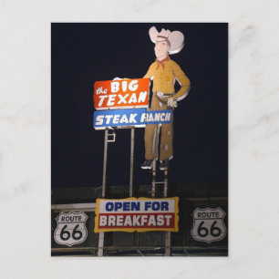 ROUTE 66 Texas TRAVEL-BRIEFKAART Briefkaart