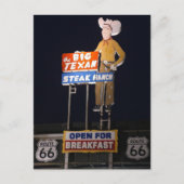ROUTE 66 Texas TRAVEL-BRIEFKAART Briefkaart (Voorkant)