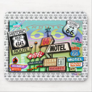 Route 66 - The Moeder Road Mousepad Muismat