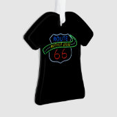 Route 66, The Moeder Road, Neon Sign Ornament (voorkant)