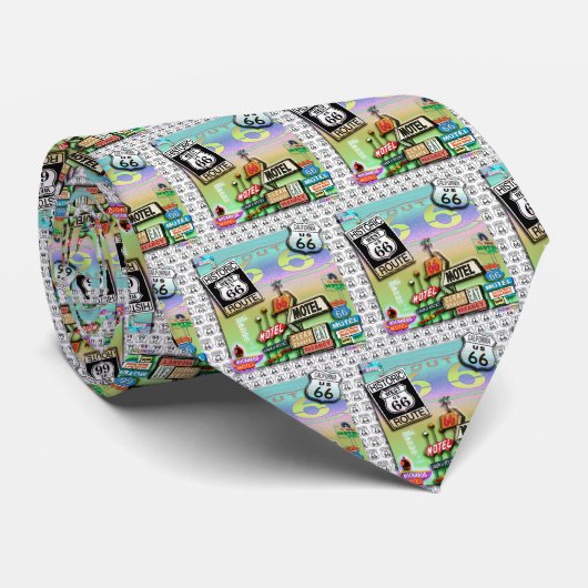 Route 66 - The Moeder Road Stropdassen (Opgerold)