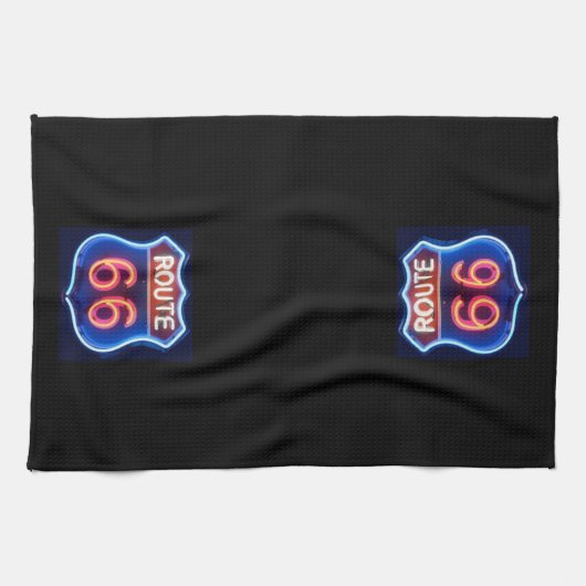 Route 66 theedoek (Horizontaal)