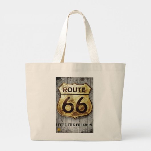 Route 66 Tote Bag (Achterkant)