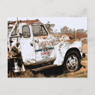 Route 66 Tow Truck Briefkaart