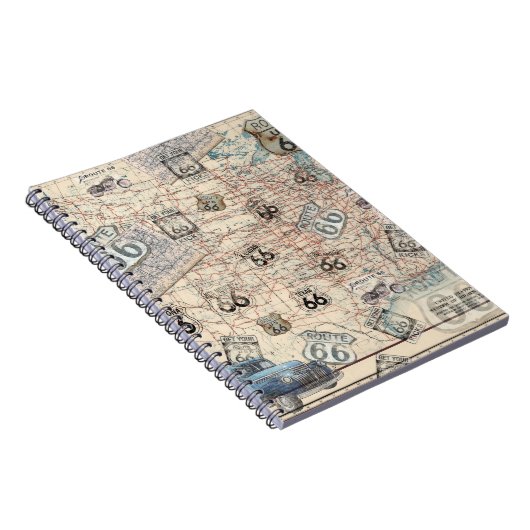 Route 66 Travel-laptop Notitieboek (Rechterzijde)