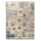 Route 66 Travel-laptop Notitieboek (Voorkant)