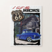 Route 66 Truck Legpuzzel (Verticaal)