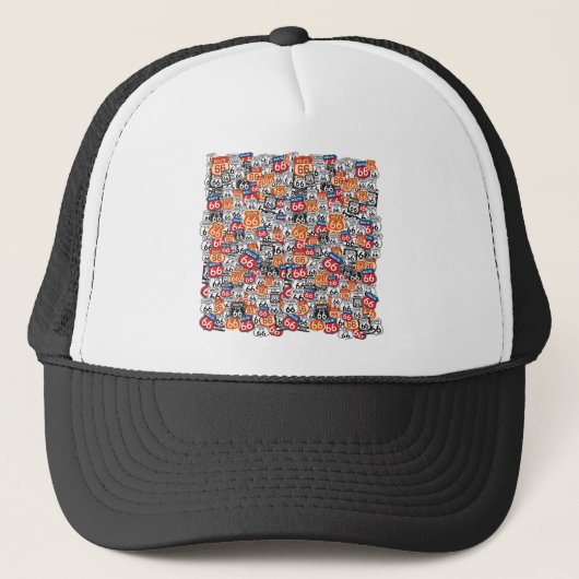Route 66 trucker pet (Voorkant)