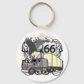 Route 66 Trucker Sleutelhanger (Voorkant)