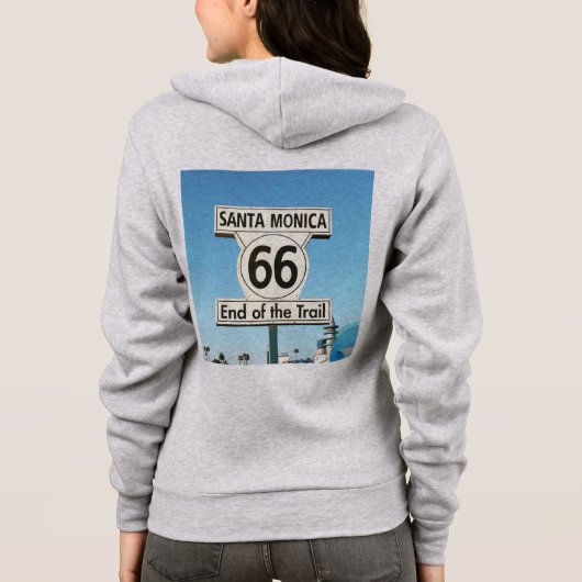 route 66 trui met hoodie (Achterkant)