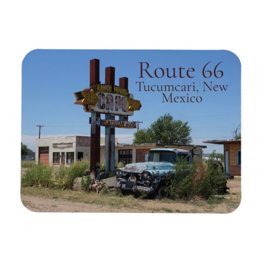 Route 66 Tucumcari, New Mexico Magneet (Horizontaal)