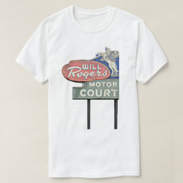 Route 66 Tulsa zal Rogers Motor Court artwork T-shirt