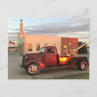 Route 66: U Drop Inn | Shamrock, TX Briefkaart