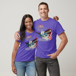 Route 66 USA250 vlag T-shirt