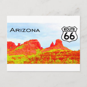 Route 66 van Arizona Landschap Briefkaart
