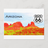 Route 66 van Arizona Landschap Briefkaart (Voorkant)