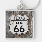 Route 66 van Texas Sleutelhanger (Voorkant)