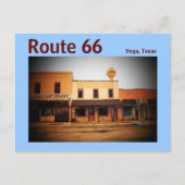 Route 66 (Vega) Briefkaart (Voorkant)