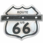  Route 66 Verenigde Staten Amerika Highway Sign. Sticker (Voorkant)