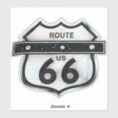  Route 66 Verenigde Staten Amerika Highway Sign. Sticker (Vel)