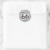 Route 66 Verenigde Staten Ronde Sticker (Tas)