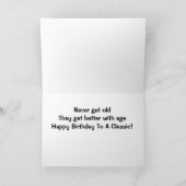 ROUTE 66 VERJAARDAG voor A **TRUE CLASSIC** Kaart (Binnen)