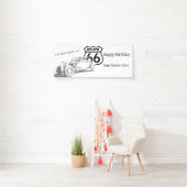 Route 66 Verjaardagsbanner Spandoek (Insitu)