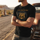 Route 66 verkeersbord t-shirt