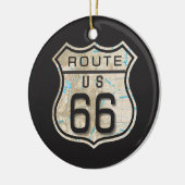 route 66 versiering 2 keramisch ornament (Links)