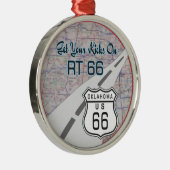 route 66 versiering metalen ornament (Rechts)