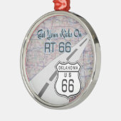 route 66 versiering metalen ornament (Links)